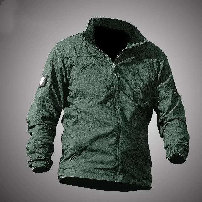 Men’s Tactical Windbreaker | Water-Resistant | Lightweight Outdoor Jacket