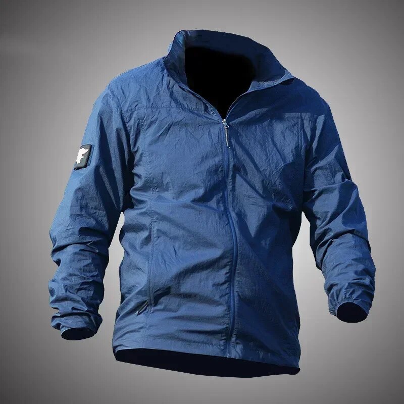 Men’s Tactical Windbreaker | Water-Resistant | Lightweight Outdoor Jacket