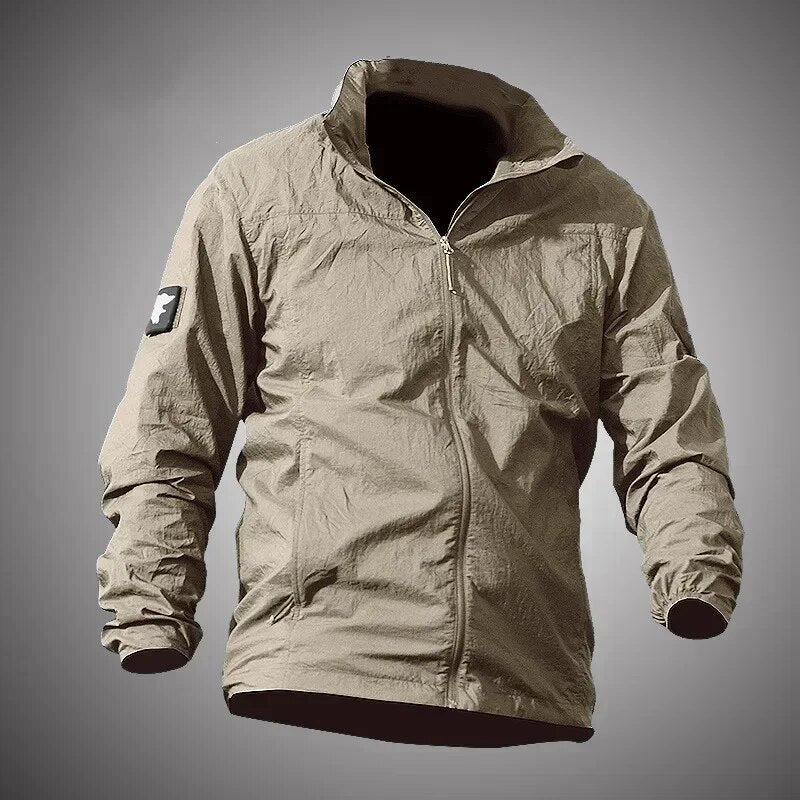 Men’s Tactical Windbreaker | Water-Resistant | Lightweight Outdoor Jacket