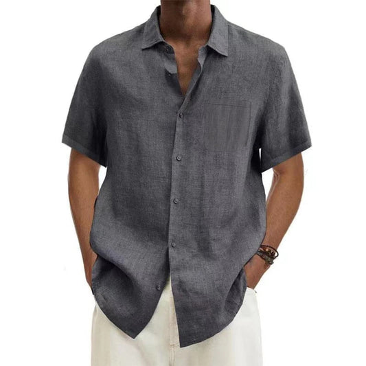 Linen Short-Sleeve Shirt | Lightweight & Breathable | Effortless Summer Style