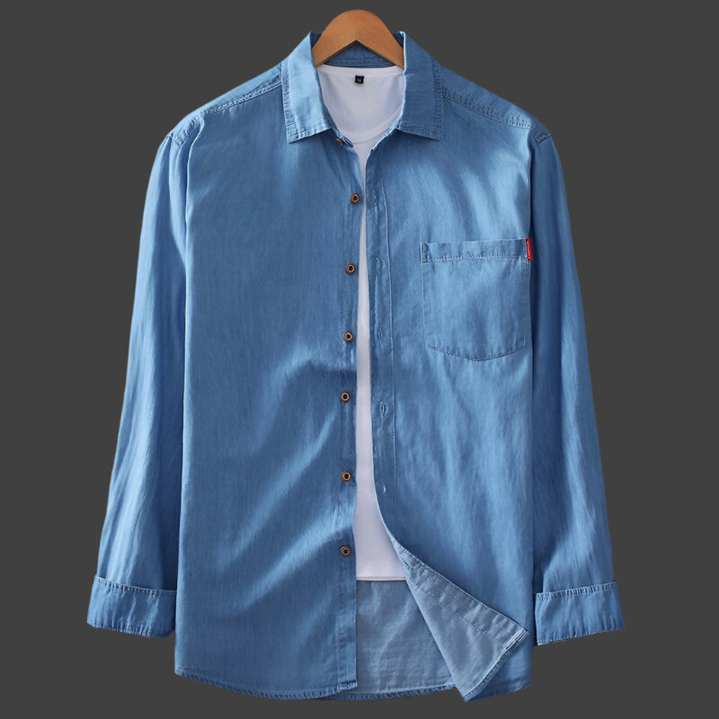 Men’s Denim Shirt | Classic Fit | Casual & Stylish