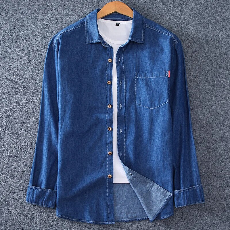 Men’s Denim Shirt | Classic Fit | Casual & Stylish