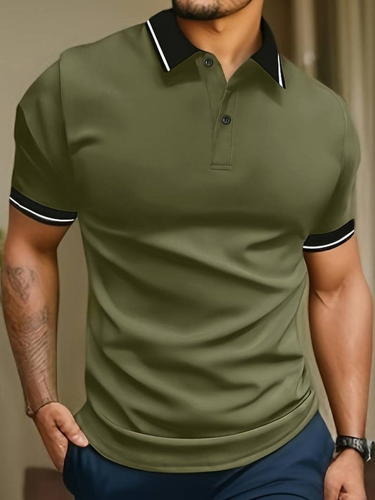 Fitted Polo Shirt | Cotton Blend | Stylish & Comfortable