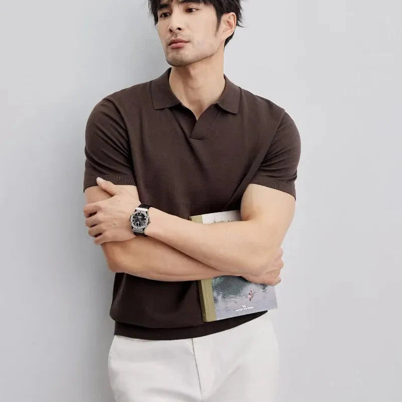 Knit Polo Shirt | Soft & Stylish | Modern Smart-Casual