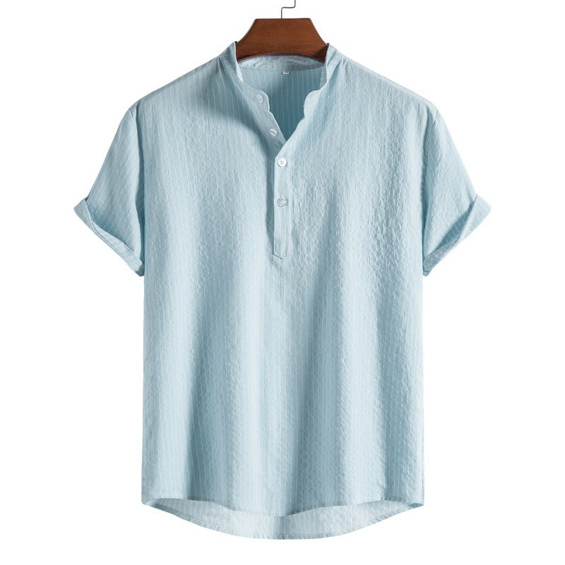 Short-Sleeve V-Neck Shirt | Breathable | Casual Summer Essential