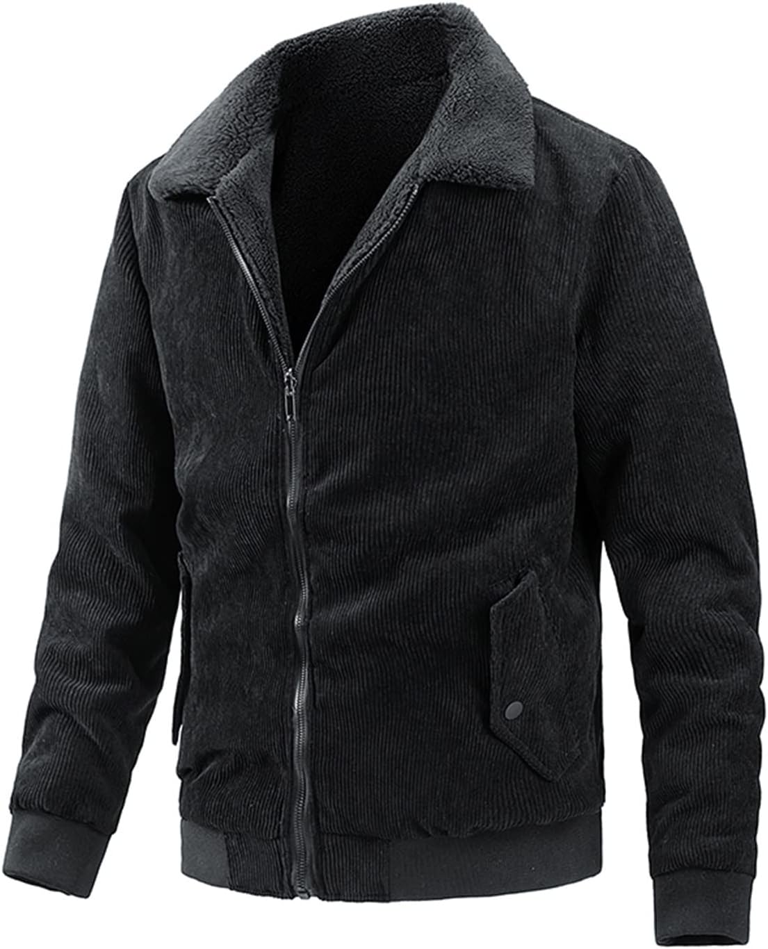 Men’s Suede Jacket | Fleece-Lined | Warm & Stylish