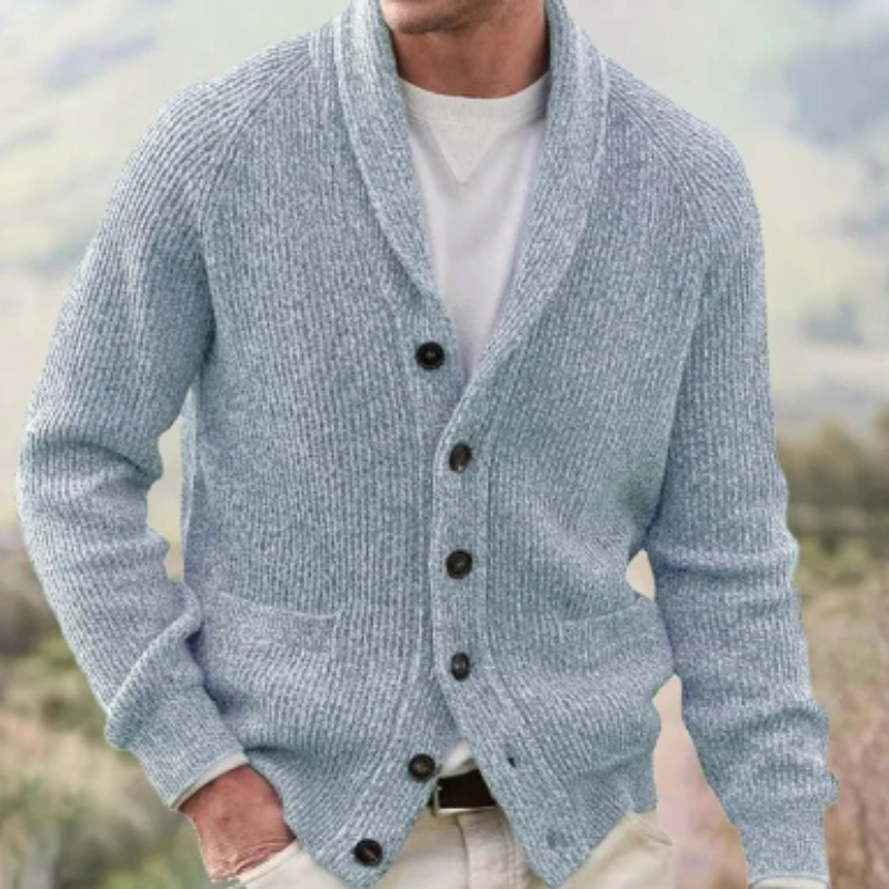 Knitted Button-Up Cardigan | Warm & Stylish | Timeless Layering Piece