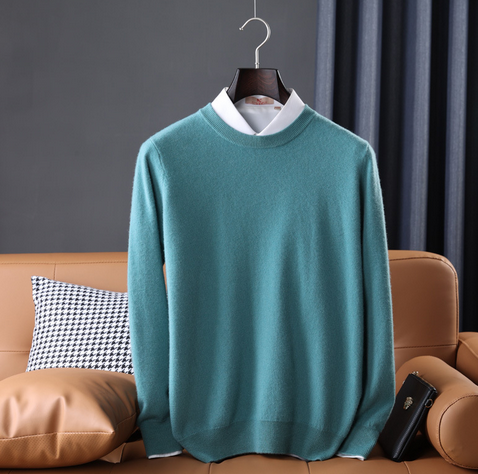 Men's Classic Crew Neck Sweater | Wool Blend | Soft & Stylish