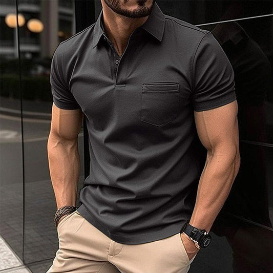 Fitted Zip Polo Shirt | Stretch Fabric | Modern & Stylish