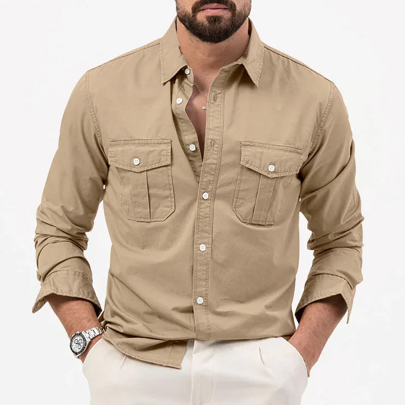 Men’s Utility Shirt | Long Sleeve | Rugged & Stylish