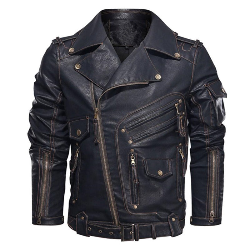 Biker Leather Jacket | Faux Leather | Edgy & Timeless