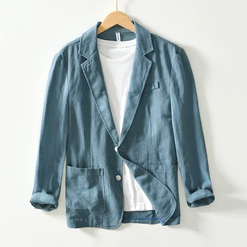 Relaxed-Fit Linen Blazer | Lightweight & Breathable | Effortless Smart-Casual Style