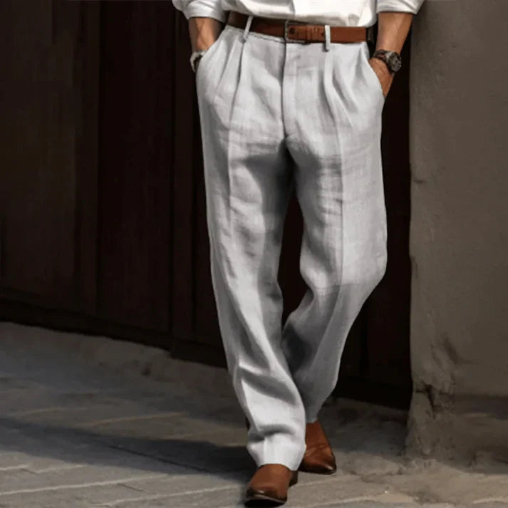 Men’s Linen Trousers | Lightweight & Breathable | Timeless Elegance