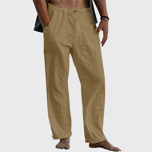 Men’s Linen Drawstring Pants | Lightweight & Breathable | Relaxed Summer Fit