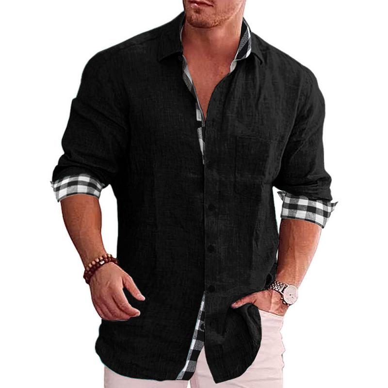 Linen Button-Up Shirt | Men's | Lightweight & Stylish