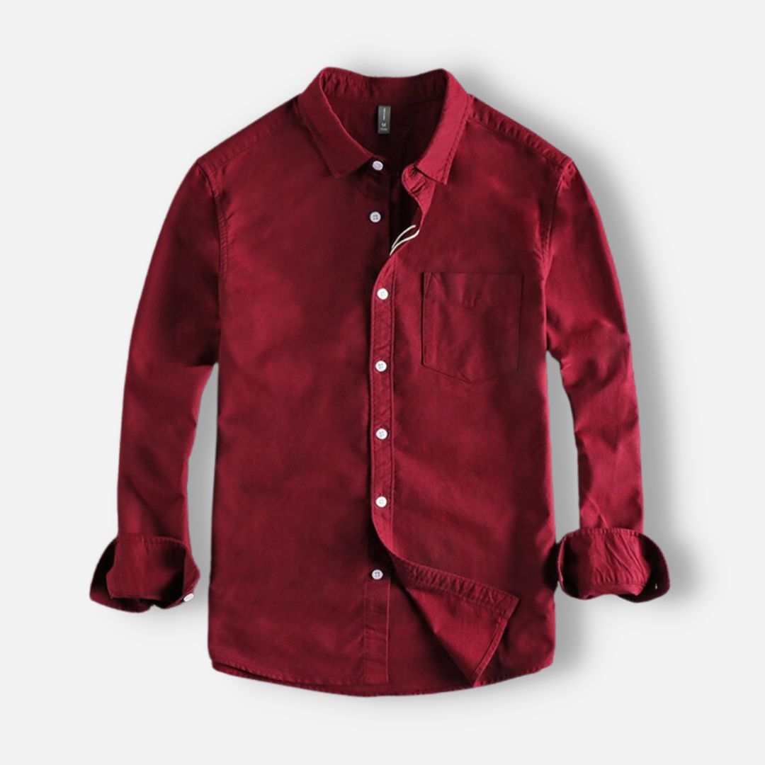 Velvet Button-Up Shirt | Long Sleeve | Luxurious & Stylish