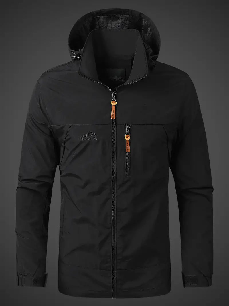 Men’s Waterproof Jacket | Lightweight & Windproof | Outdoor Protection