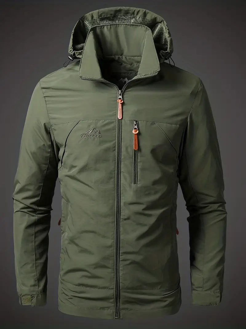 Men’s Waterproof Jacket | Lightweight & Windproof | Outdoor Protection