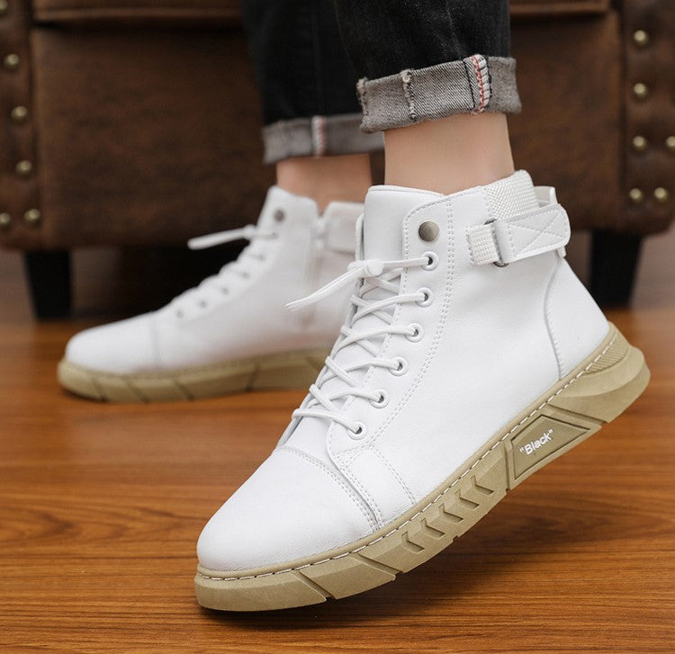 Leather High-Top Sneakers | Stylish & Durable | Modern Streetwear