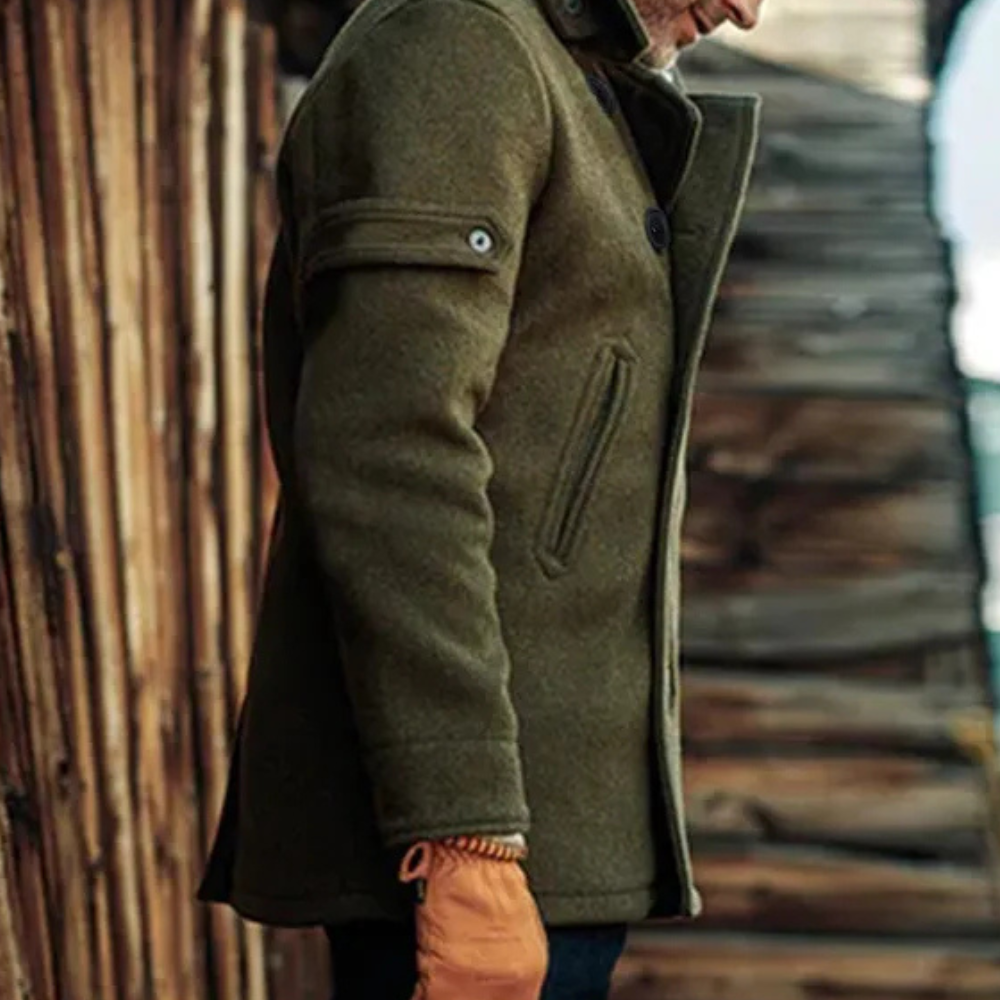 Wool Peacoat | Timeless & Warm | Classic Double-Breasted Design